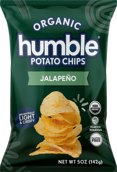 🇨🇦Organic Humble Potato Chips - Jalapeño (Light & Crispy)