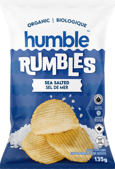 Organic Humble Potato Chips - Sea Salt (Rumbles) 🇨🇦