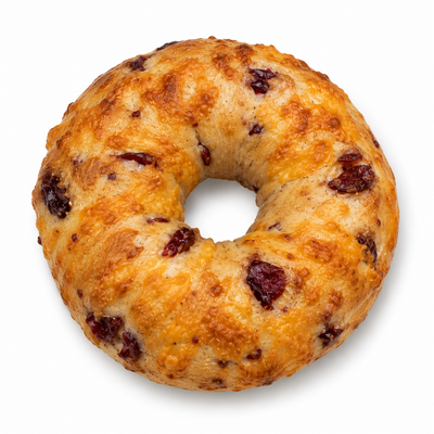 Cranberry Cheddar Bagels (6) - Grainharvest 🇨🇦