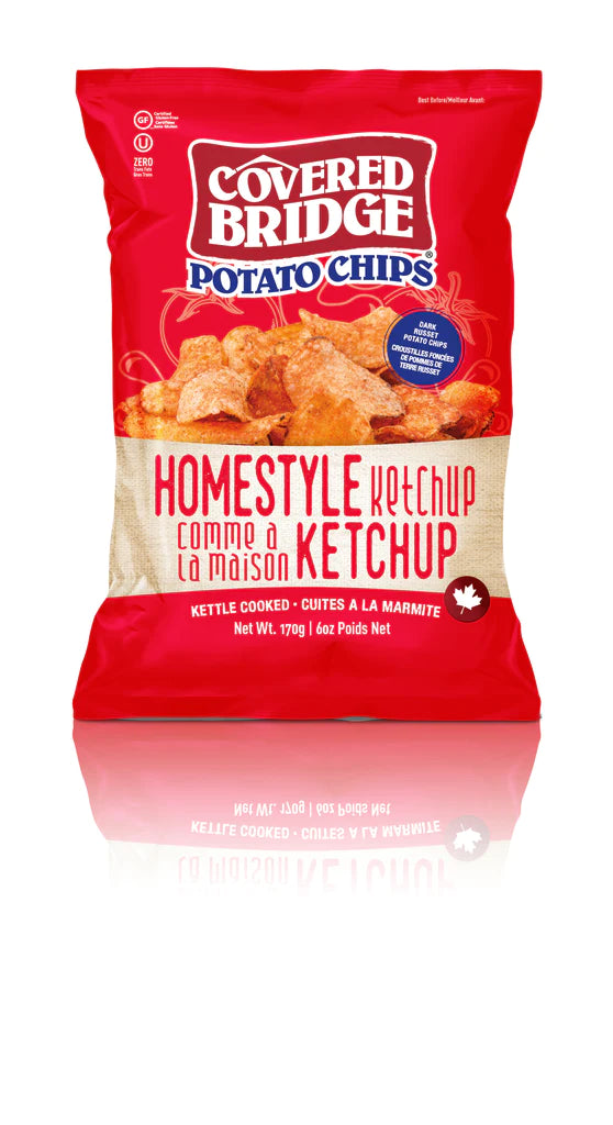 Homestyle Ketchup Chips - Covered Bridge π¨π¦