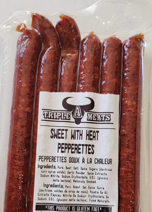 Sweet with Heat Pepperstix (200g) - triple A meats